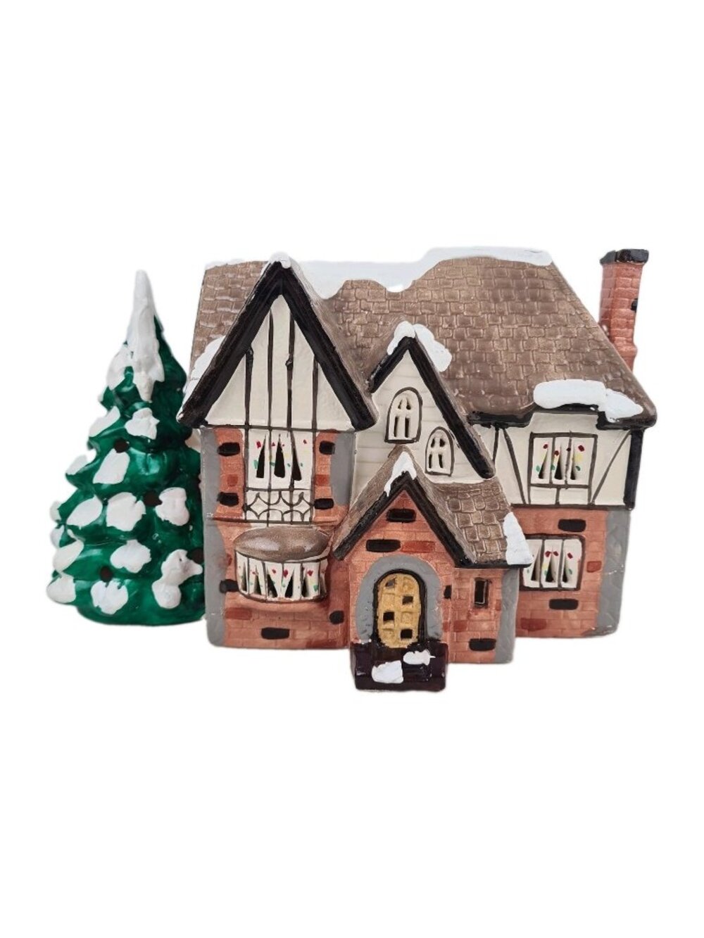 Department 56 Highland 5063-6 Original Snow Village 1987 Lighted House Vntg